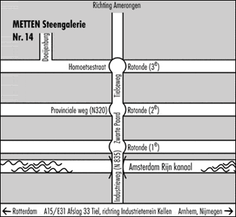 Metten Steengalerie Route