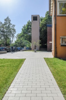 Mülheim (DE), Kerkplein Markuskerk, Boulevard Zandbeige.