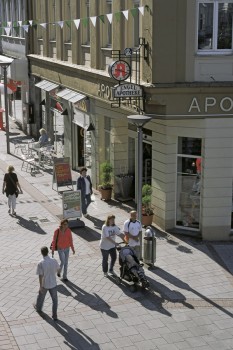 Iserlohn (DE), Stadscentrum, Boulevard Grassano.