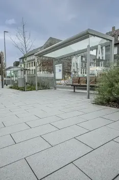 Remscheid (D), Busstation, Boulevard, light-grey.