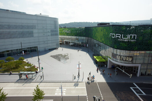 Boulevard Pflasterstein Zentralplatz Koblenz 2107 8599