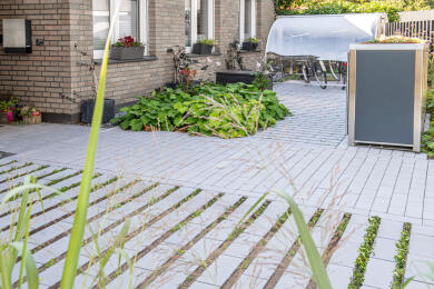 Greenline Vario Cubus Rasenfugenstein Grau 2738 004