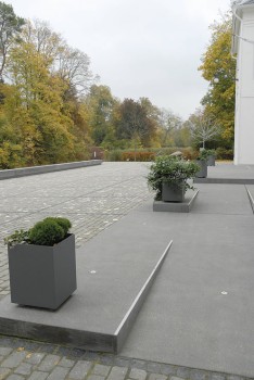 Donaueschingen (D), Museum Biedermann, Concept Design trapconstructie, gestraald, bestaande uit 9 geprefabriceerde delen van ieder circa 500 x 250 cm.