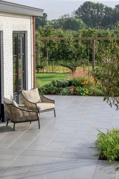 Platinum Terrassenplatte Grau Landhaus 2545 059