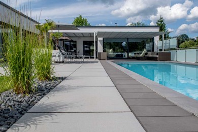 Senzo Terrassenplatte Hellgrau Elegant Pol 2541078