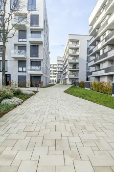 Düsseldorf, Pandion Albertussee, Umbriano Granitbeige.