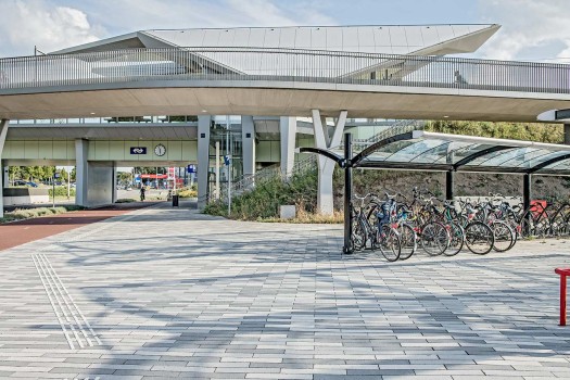 Nijmegen, Station Goffert, Palladio Tinten 11.05, 13.01 en 13.05.