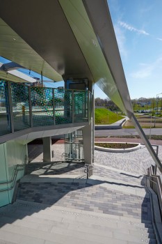 Nijmegen, Station Goffert, Palladio Tinten 11.05, 13.01 en 13.05.