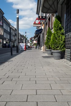 Wipperfürth (DE), Binnenstad, Terra Venetiana Lavaantraciet genuanceerd.