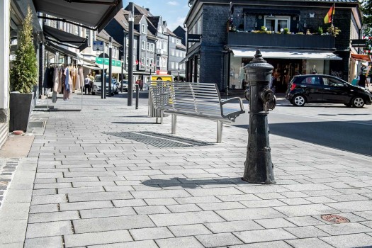 Wipperfürth (DE), Binnenstad, Terra Venetiana Lavaantraciet genuanceerd.