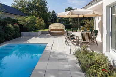 Cortesa Terrassenplatte Weiss Pool 2271 16