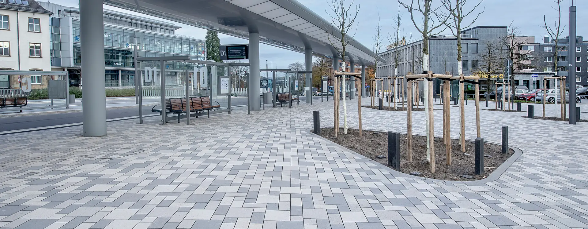 Remscheid (D), Busstation, Corio Kleur 12.01, 12.05 und 14.01.